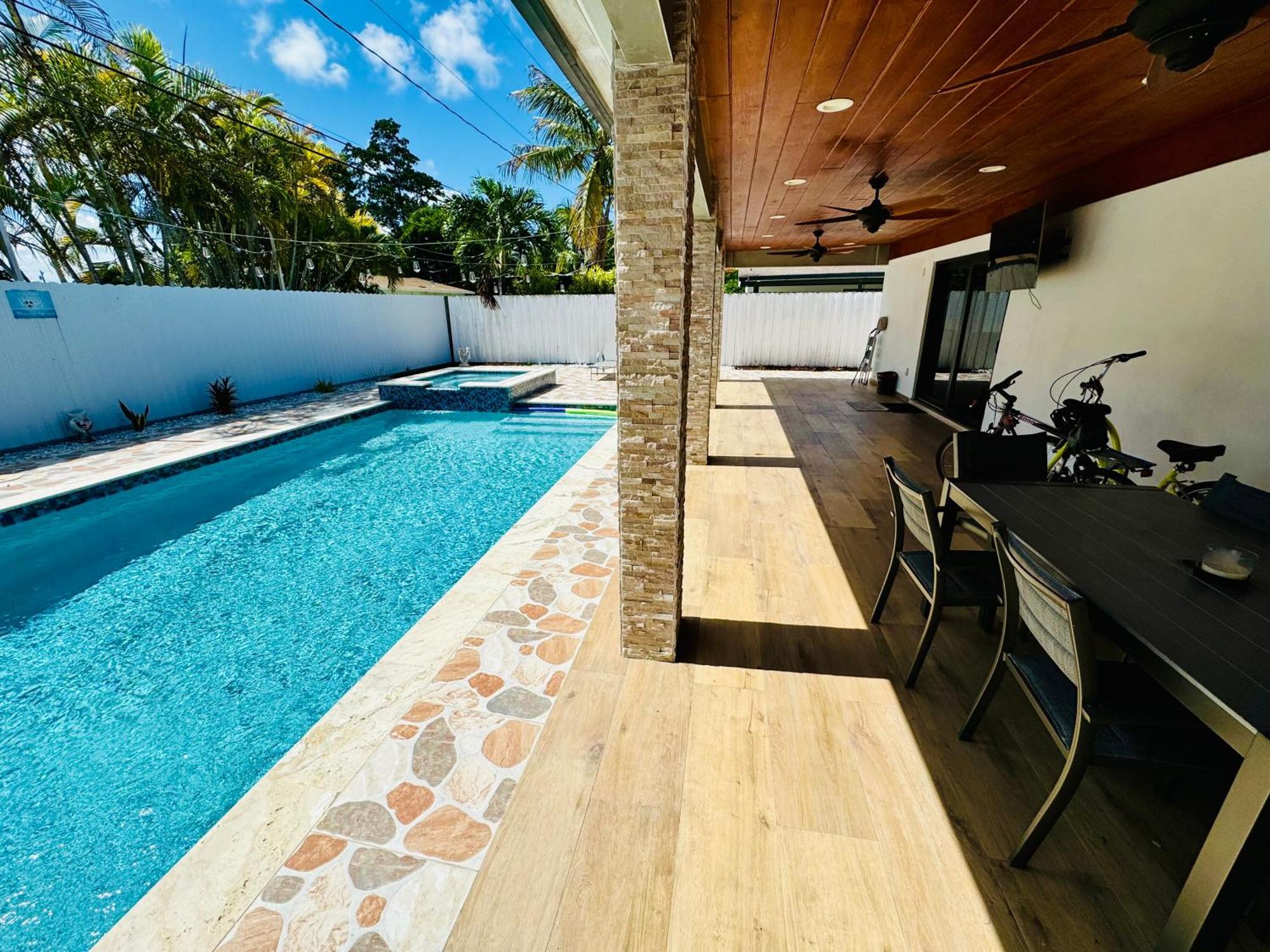 Heated Pool Hot Tub Miami Villa Exteriör bild