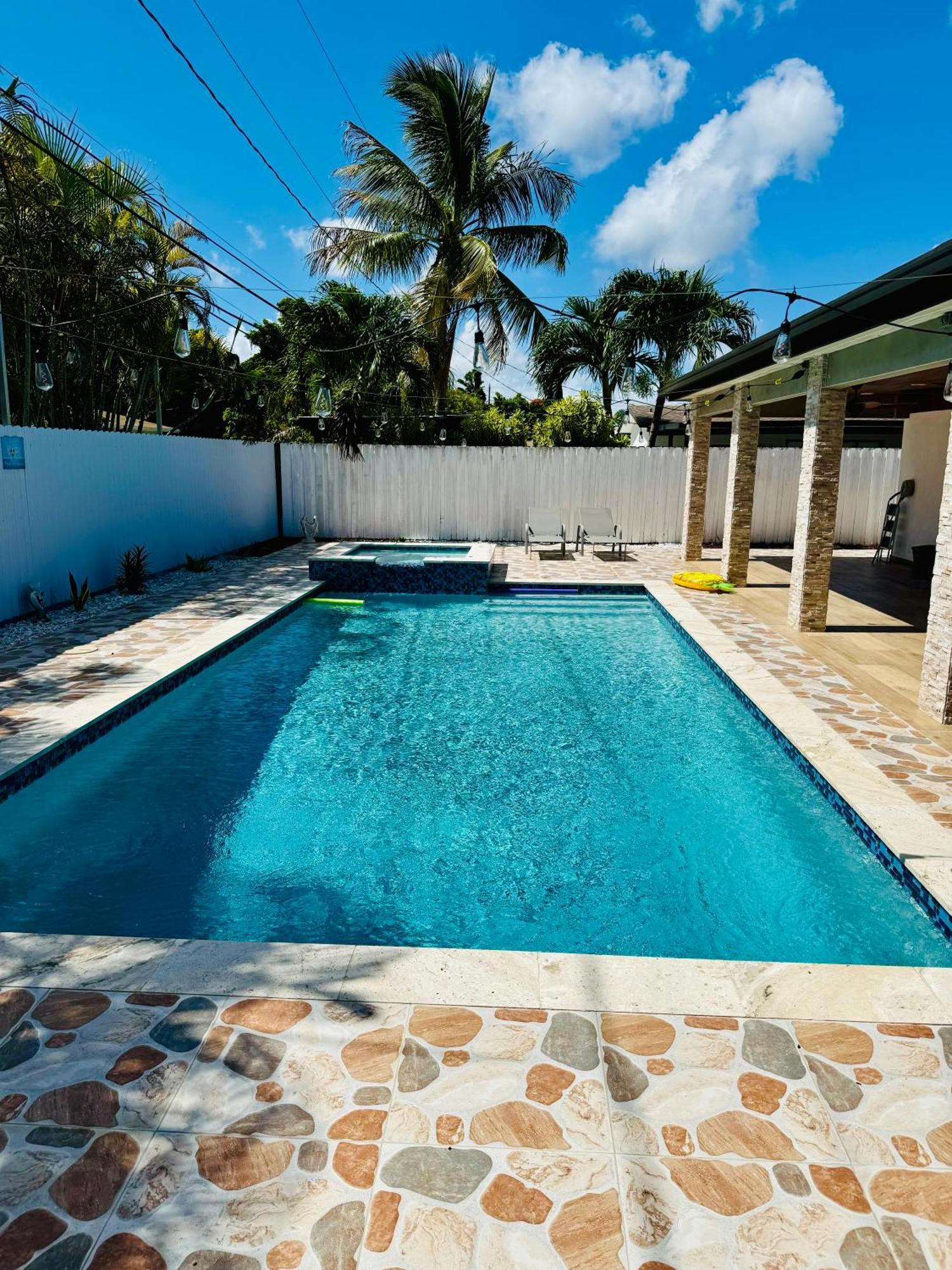 Heated Pool Hot Tub Miami Villa Exteriör bild